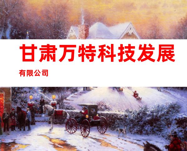 甘肃万特科技发展有限公司